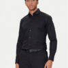 BOSS Риза H-Hank 50490934 Черен Slim Fit цвят на ниска цена