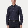 BOSS Риза H-Joe 50549923 Тъмносин Regular Fit цвят на ниска цена