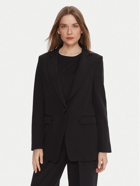 BOSS Сако C_Jabla3 50549396 Черен Regular Fit цвят на ниска цена