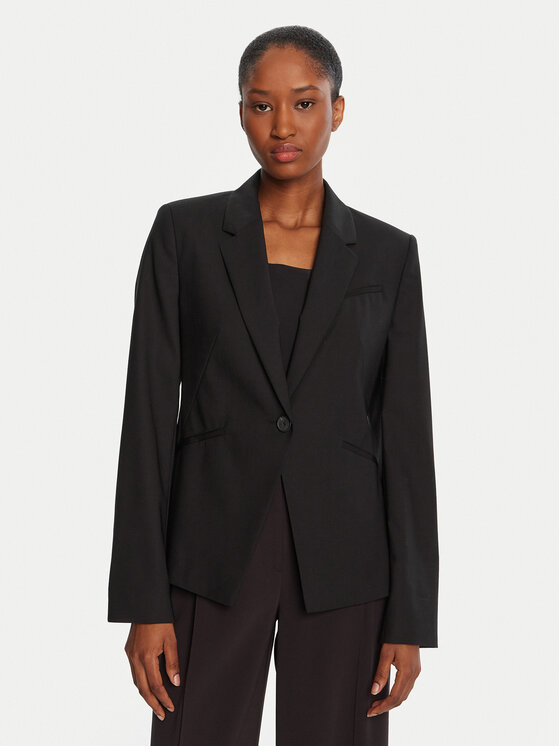 BOSS Сако Jia9 50546622 Черен Slim Fit цвят на ниска цена