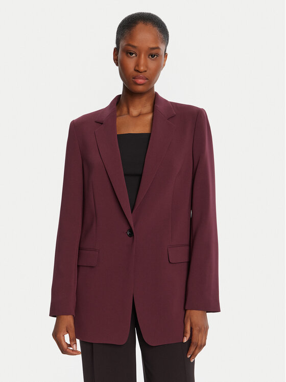 BOSS Сако Jocaluah 50490053 Виолетов Regular Fit цвят на ниска цена