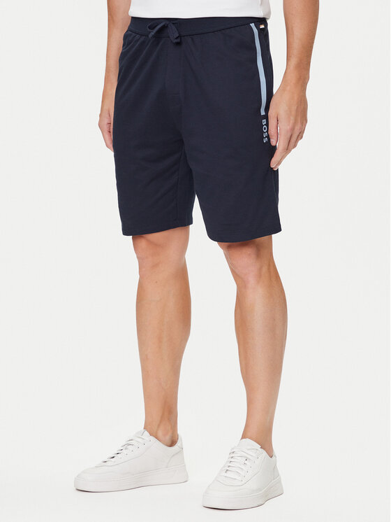 BOSS Спортни шорти Authentic 50545560 Тъмносин Regular Fit цвят на ниска цена