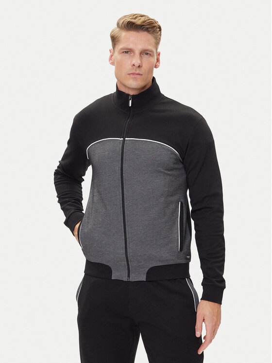 BOSS Суитшърт 50545567 Черен Regular Fit цвят на ниска цена