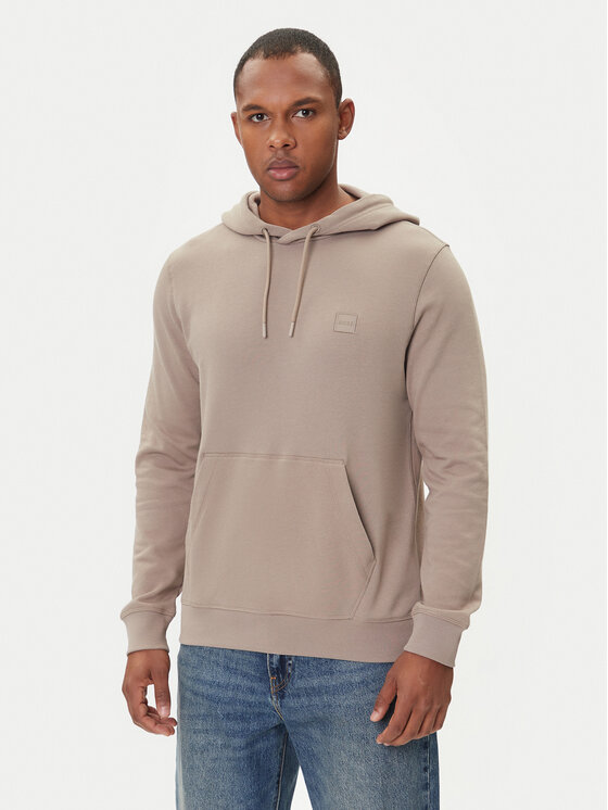 BOSS Суитшърт Wetalk 50509314 Каки Regular Fit цвят на ниска цена