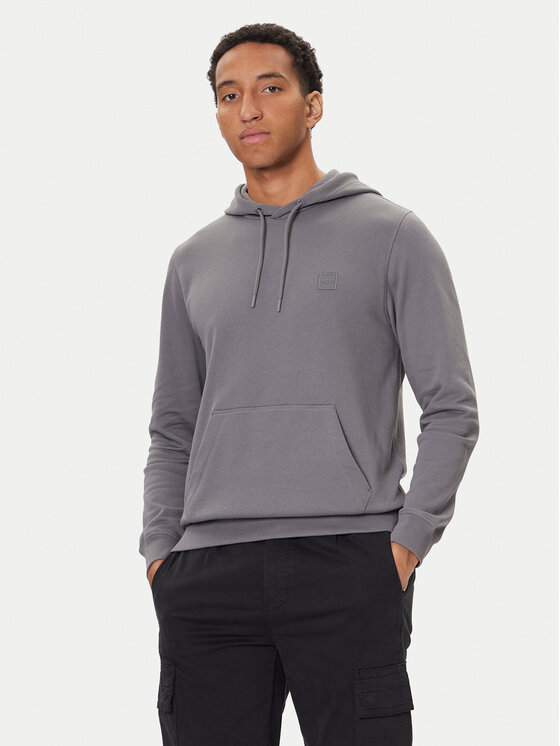 BOSS Суитшърт Wetalk 50509314 Сив Regular Fit цвят на ниска цена