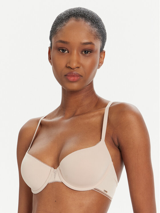 BOSS Сутиен с банели 50545336 Бежов цвят на ниска цена