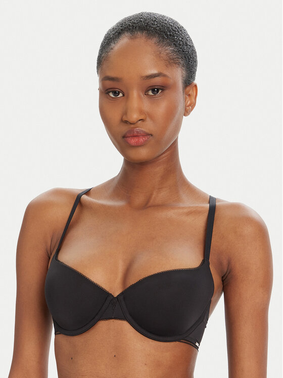 BOSS Сутиен с банели 50545336 Черен цвят на ниска цена