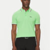 BOSS Тениска с яка и копчета Paddy 50469055 Зелен Regular Fit цвят на ниска цена