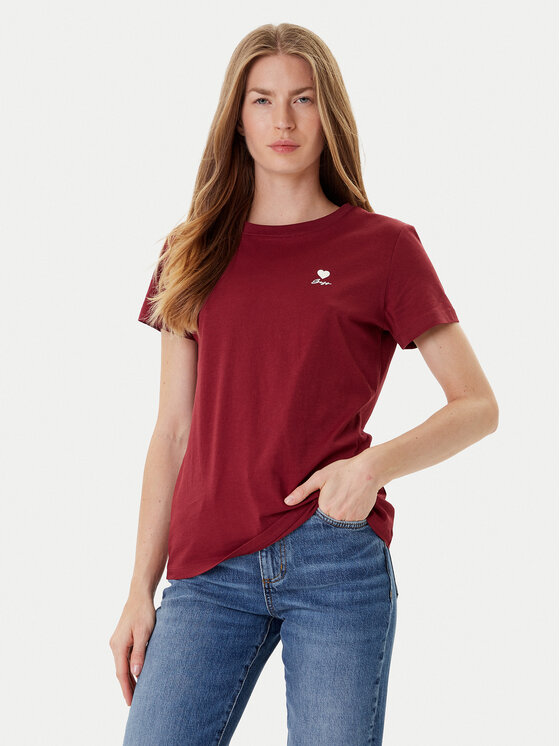 BOSS Тишърт C_Esogo_3 50545288 Бордо Regular Fit цвят на ниска цена