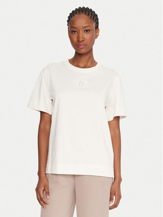 BOSS Тишърт Elpha 50551443 Бежов Regular Fit цвят на ниска цена