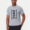 BOSS Тишърт Iconic TL 50543905 Сив Relaxed Fit цвят на ниска цена