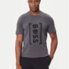 BOSS Тишърт Iconic TL 50543905 Сив Relaxed Fit цвят на ниска цена