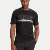 BOSS Тишърт Iconic Zone 50550113 Черен Regular Fit цвят на ниска цена