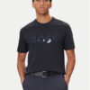 BOSS Тишърт Mirror Iconic 50547940 Тъмносин Relaxed Fit цвят на ниска цена