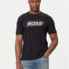 BOSS Тишърт Te_Wheel 50546381 Черен Regular Fit цвят на ниска цена