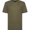 BOSS Тишърт Tiburt 240 50452680 Зелен Regular Fit цвят на ниска цена