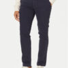 BOSS Чино панталони 50547865 Тъмносин Slim Fit цвят на ниска цена