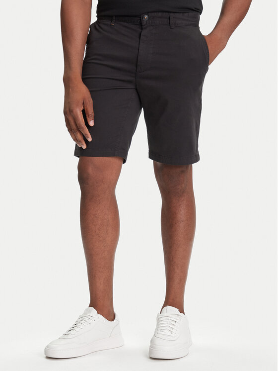 BOSS Шорти от плат 50536723 Черен Slim Fit цвят на ниска цена