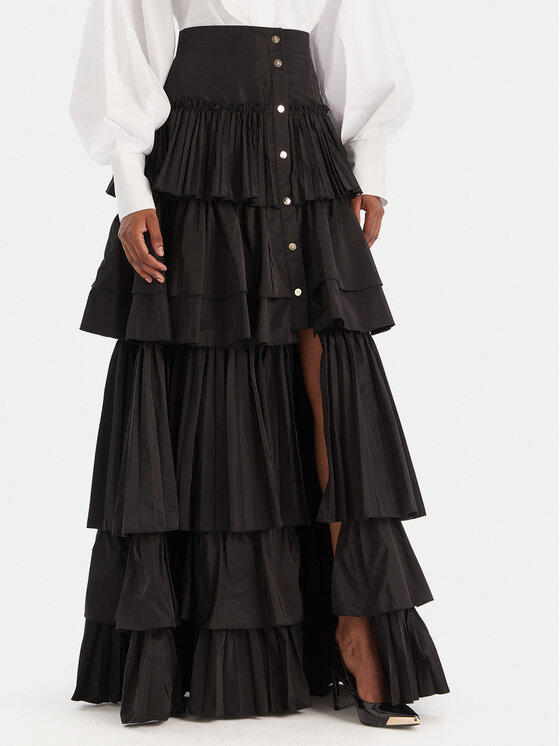 Babylon Макси пола MF0503 Черен Regular Fit цвят на ниска цена