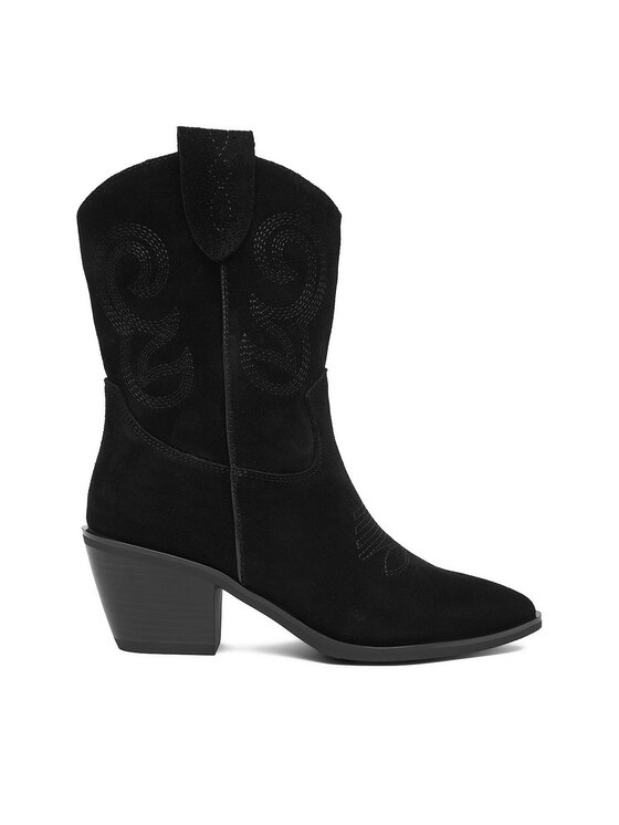 Badura Каубойски обувки C-ANA-DX01381-12 Черен цвят на ниска цена