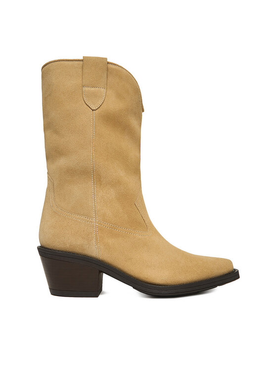 Badura Каубойски обувки EO-CAMILA-5031 Бежов цвят на ниска цена