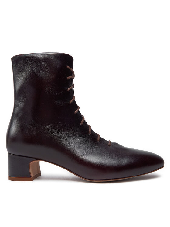 Balagan Зимни обувки BALAGAN-VICTORIA BOTKI MAHONIOWY Бордо цвят на ниска цена