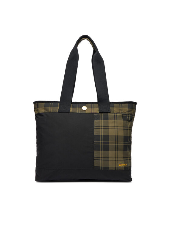 Barbour Дамска чанта Mya Patchwork LBA0484BK11 Черен цвят на ниска цена