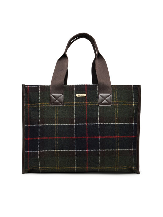 Barbour Дамска чанта Turnberry Tartan LBA0424OL91 Зелен цвят на ниска цена