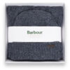 Barbour Комплект шал и шапка Jesmond MGS0096NY91 Тъмносин цвят на ниска цена