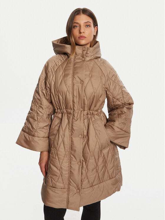 Barbour Парка LQU1846BE31 Бежов Regular Fit цвят на ниска цена