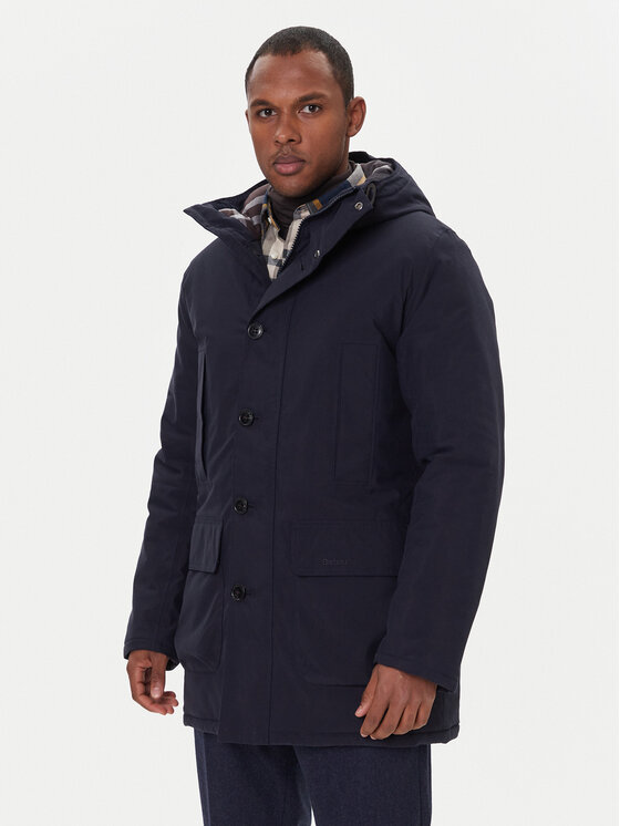 Barbour Парка Winter Beaufort MWB1126NY72 Тъмносин Regular Fit цвят на ниска цена
