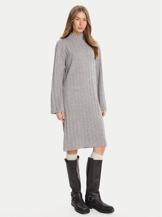 Barbour Плетена рокля Sophia LDR0939GY71 Сив Regular Fit цвят на ниска цена