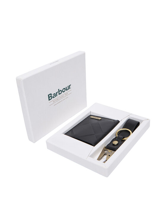 Barbour Подаръчен комплект MGS0101BK91 Черен цвят на ниска цена