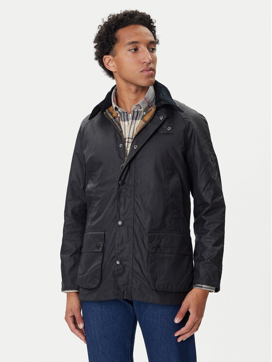 Barbour Преходно яке Ashby MWX0339NY92 Тъмносин Regular Fit цвят на ниска цена