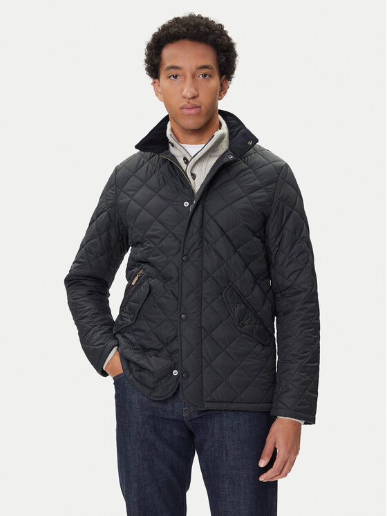 Barbour Преходно яке Chelsea MQU0006NY51 Тъмносин Regular Fit цвят на ниска цена
