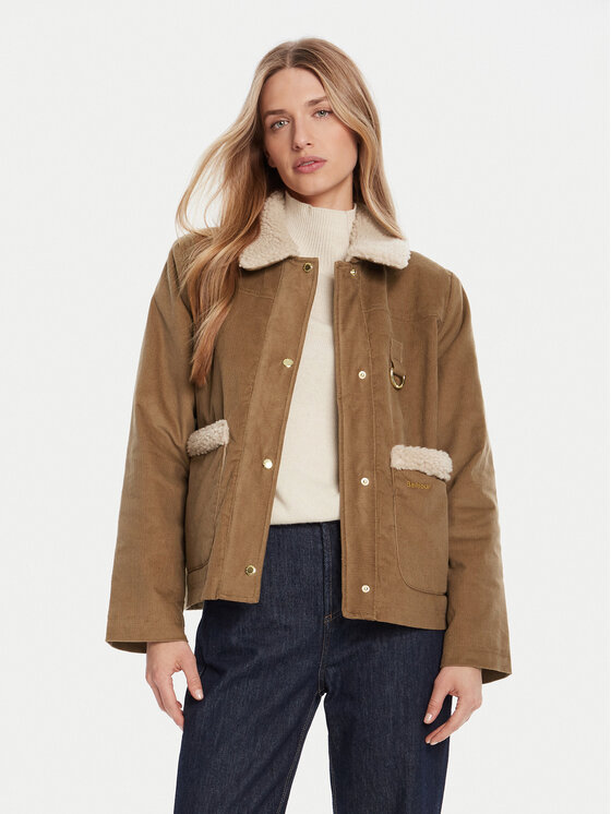 Barbour Преходно яке LCA0366BE52 Бежов Regular Fit цвят на ниска цена