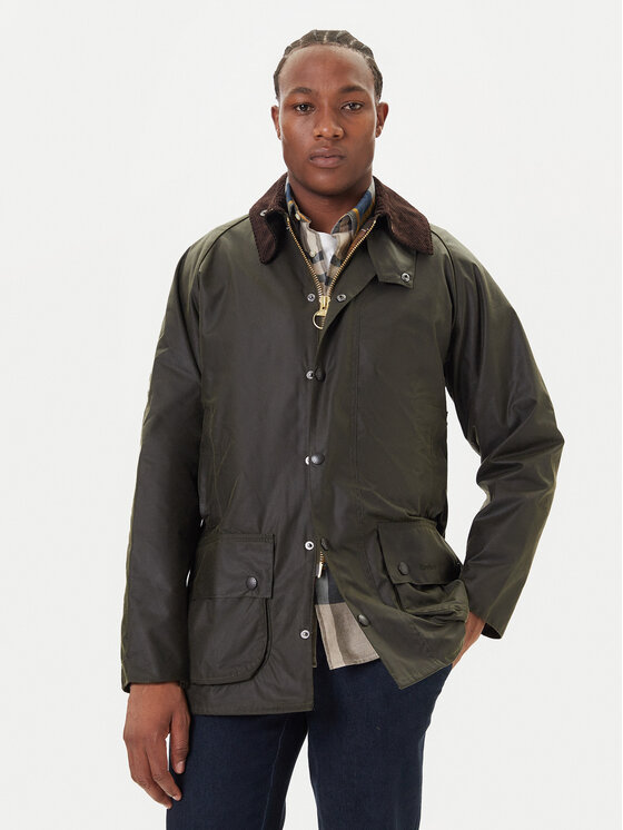 Barbour Преходно яке MWX0017OL99 Зелен Regular Fit цвят на ниска цена