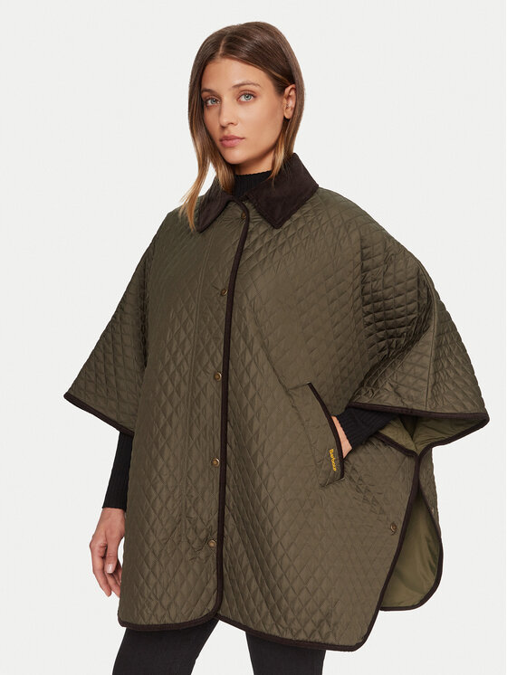 Barbour Преходно яке Oakham LQU1857GN91 Зелен Regular Fit цвят на ниска цена