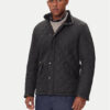 Barbour Преходно яке Powell MQU0281BK11 Черен Slim Fit цвят на ниска цена
