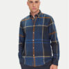 Barbour Риза Dunoon MSH4980TN54 Тъмносин Regular Fit цвят на ниска цена