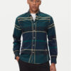 Barbour Риза MSH4994TN23 Зелен Tailored Fit цвят на ниска цена