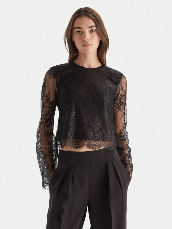 Bardot Блуза Antonelle 60127TB Черен Regular Fit цвят на ниска цена