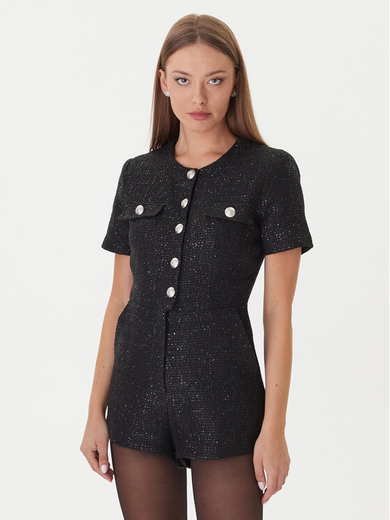 Bardot Гащеризон Estelle 60098PB Черен Regular Fit цвят на ниска цена