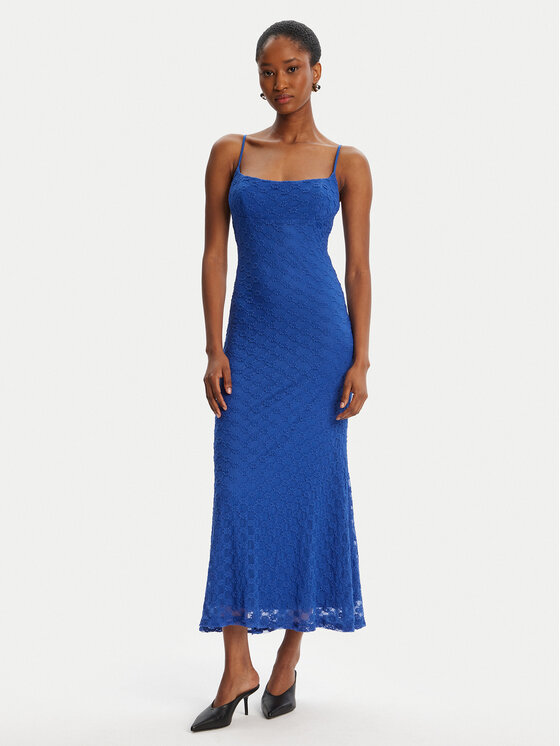 Bardot Коктейлна рокля Adoni Mesh 57998DB1 Син Regular Fit цвят на ниска цена