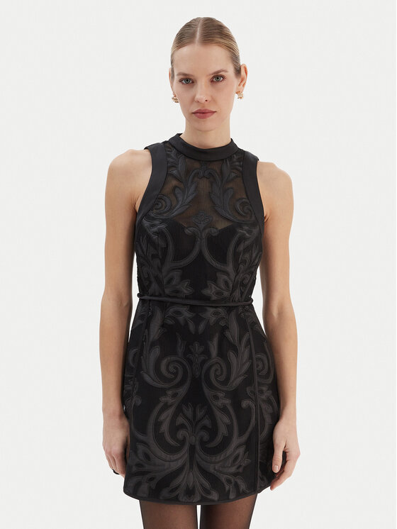 Bardot Коктейлна рокля Relia 60227DB Черен Slim Fit цвят на ниска цена