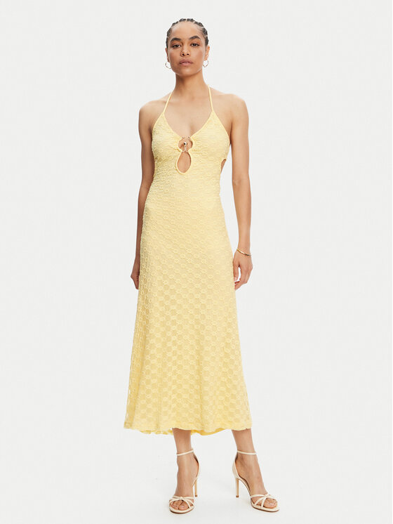 Bardot Коктейлна рокля Rosala 59904DB1 Жълт Regular Fit цвят на ниска цена