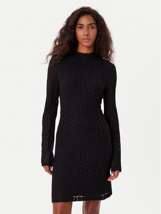 Bardot Коктейлна рокля Vezza Floral 57152DB1 Черен Regular Fit цвят на ниска цена