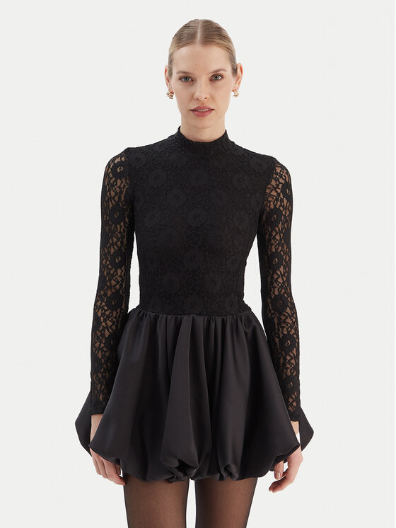 Bardot Коктейлна рокля Yana 60191DB Черен Slim Fit цвят на ниска цена