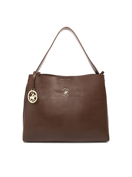 Beverly Hills Polo Club Дамска чанта BHPC-W-04-A23 Кафяв цвят на ниска цена