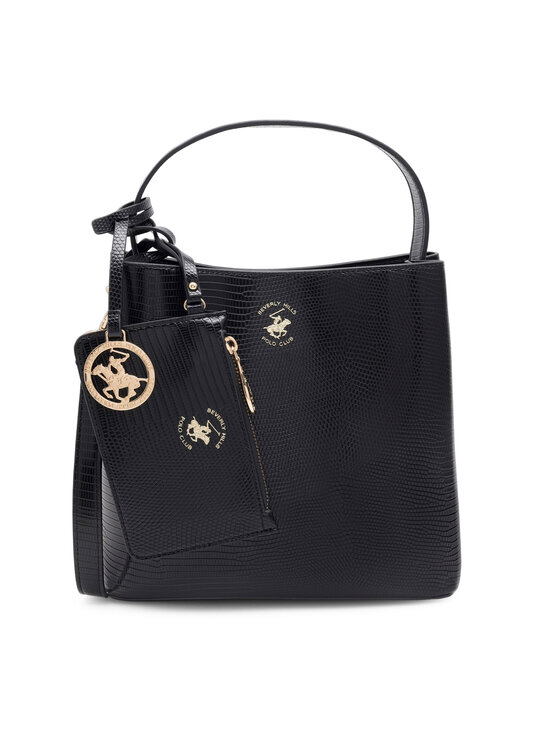Beverly Hills Polo Club Дамска чанта BHPC-W-04-A23 Черен цвят на ниска цена